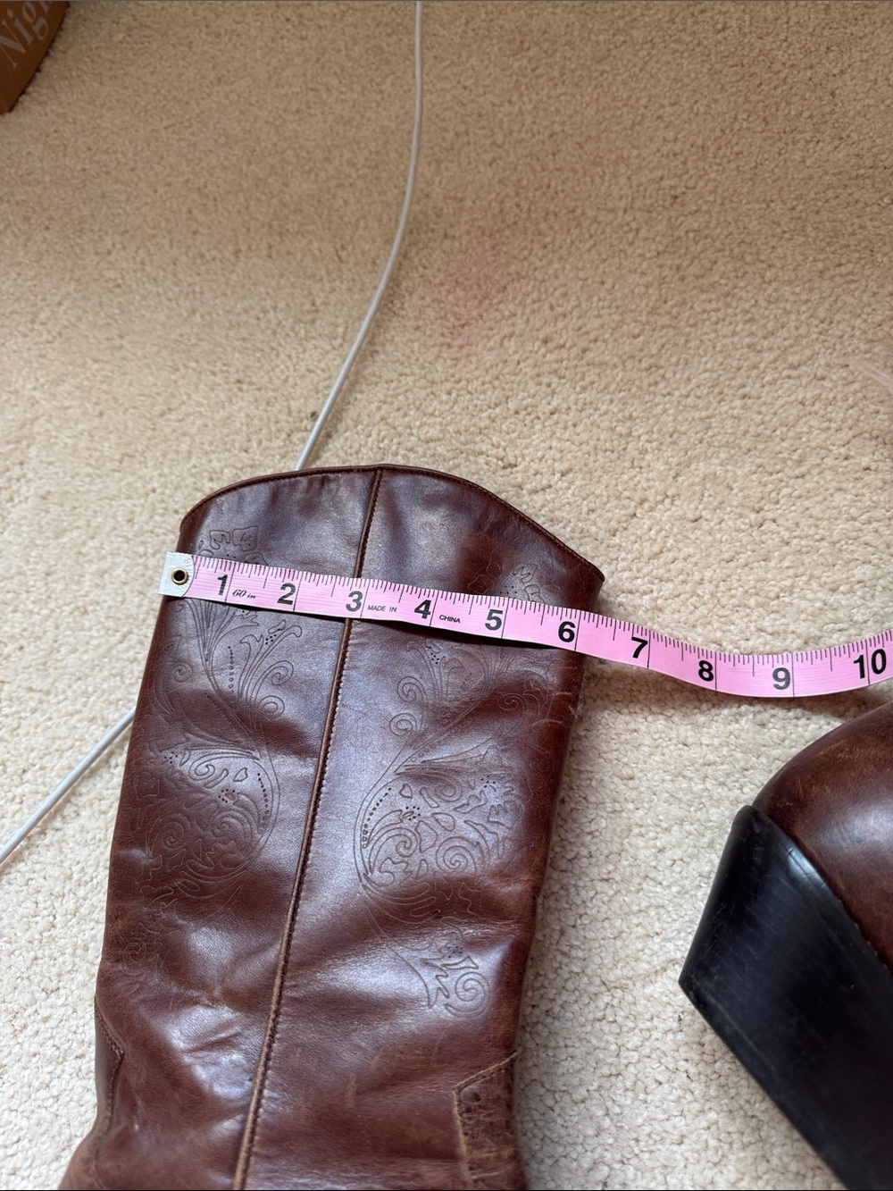 Vintage Classic Brown Leather Cowboy Boots - Picture 10 of 10